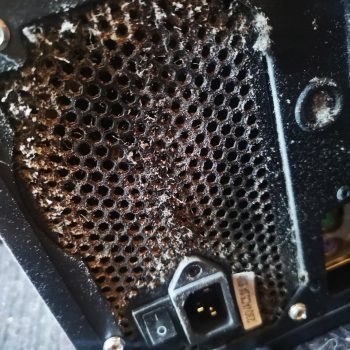 Desktop pc computer cleaning service psu dust